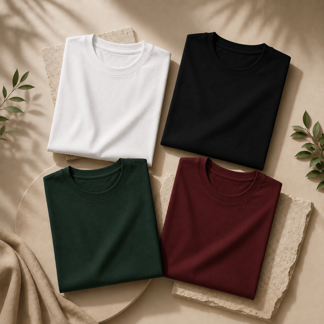 ALPAZA lookbook image — premium cotton oversized T-shirt detail